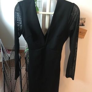 Black cocktail dress